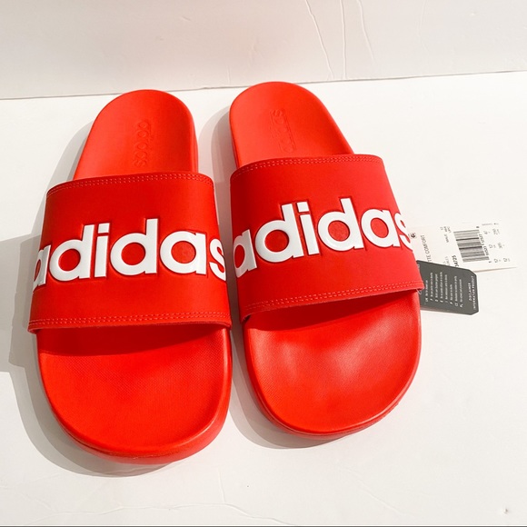 adidas Other - Adidas red slides size 12